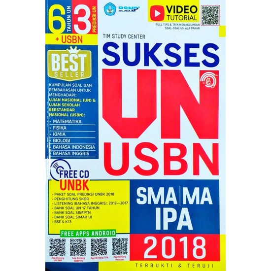 Sma/Ma Sukses Un Usbn Ipa 2018 +Cd