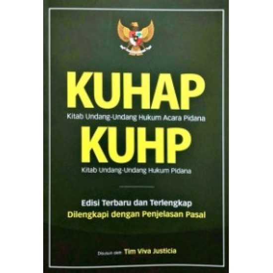 KUHAP, KUHP Edisi Terbaru&Terlengkap