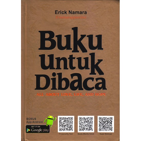 Buku Untuk Dibaca : All About Love, Life, and Hope