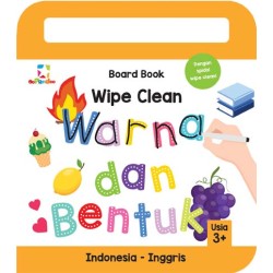 Opredo Board Book Wipe Clean: Warna & Bentuk Opredo Board Book Wipe Clean: Warna & Bentuk