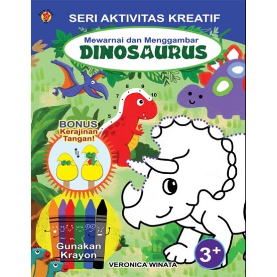 Seri Aktivitas Kreatif: Mewarnai dan Menggambar Dinosaurus