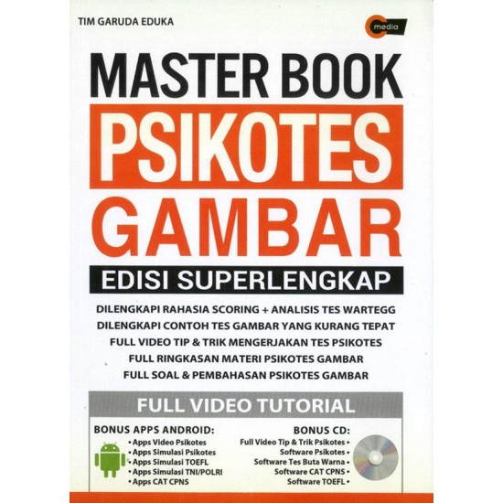 Master Book Psikotes Gambar Edisi Super Lengkap (BONUS CD)