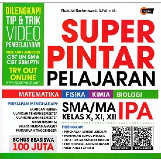 SUPER PINTAR PELAJARAN SMA/MA IPA KELAS 1, 2, 3