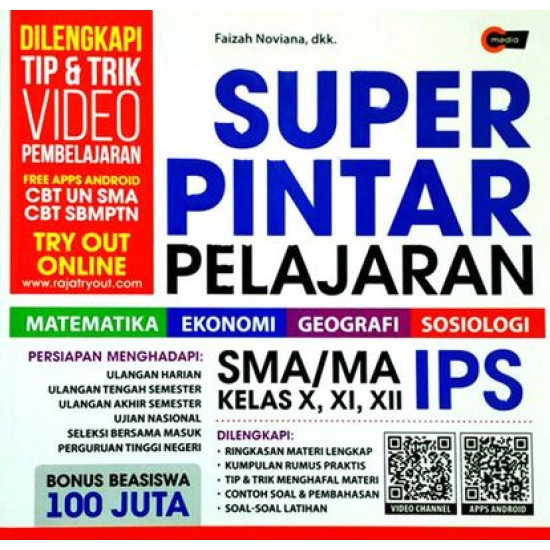 Super Pintar Pelajaran SMA/MA IPS KELAS X, XI, XII