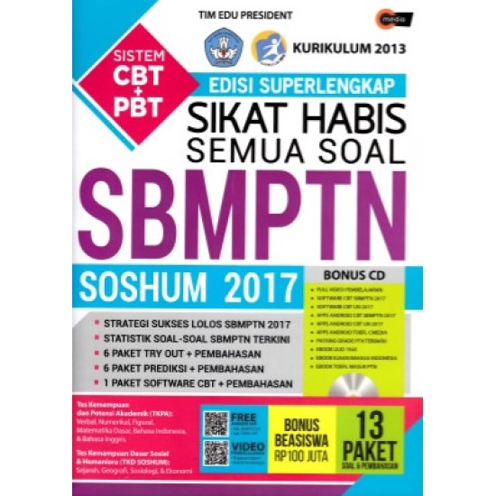 SIKAT HABIS SEMUA SOAL SBMPTN SOSHUM 2017 EDISI SUPERLENGKAP