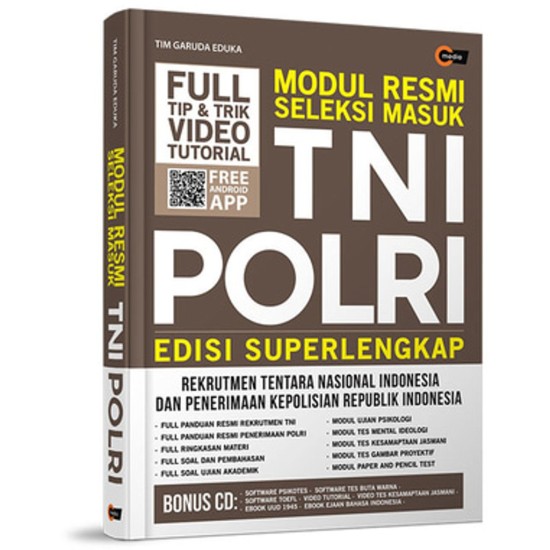 Modul Resmi Seleksi Masuk TNI POLRI Edisi Superlengkap + CD