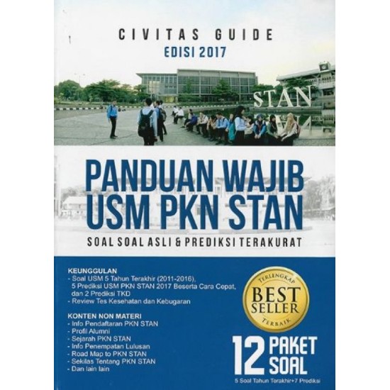 Panduan Wajib Usm Pkn Stan Soal2 Asli & Prediksi Terakurat Edisi 2017