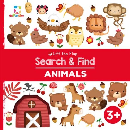 Opredo Lift the Flap Search & Find: Animals