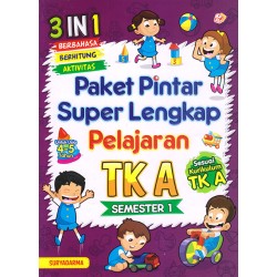 Paket Pintar Super Lengkap Pelajaran Tk A Semester 1 (Untuk Usia 4-5 Tahun) Paket Pintar Super Lengkap Pelajaran Tk A Semester 1 (Untuk Usia 4-5 Tahun)