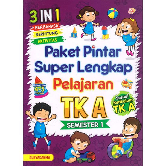 Paket Pintar Super Lengkap Pelajaran Tk A Semester 1 (Untuk Usia 4-5 Tahun)