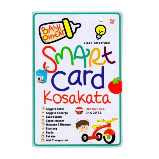 Bayi Pintar Smart Card Kosakata (Indonesia-Inggris)