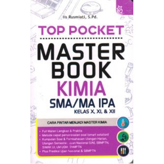 Top Pocket Master Book Kimia SMA/MA Kelas X, XI, & XII