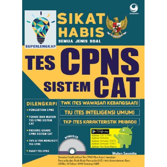 Sikat Habis Semua Jenis Soal Tes Cpns Sistem Cat (Super Lengkap)