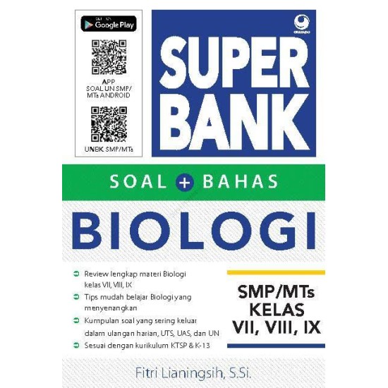 Super Bank Soal Bahas Biologi SMP/MTs Kelas VII, VIII, IX