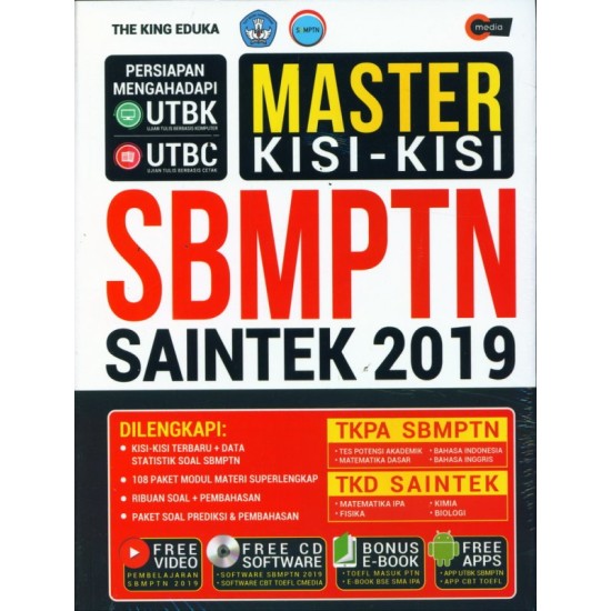 Master Kisi-Kisi SBMPTN Saintek 2019 (Plus CD)