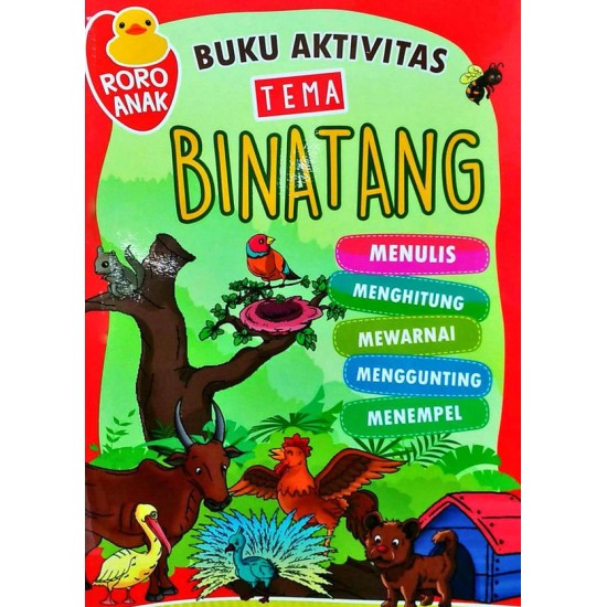 Buku Aktivitas Tema Binatang