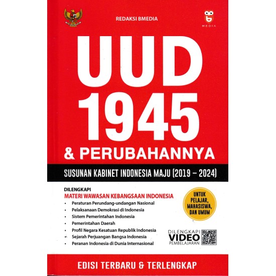 UUD 1945 & PERUBAHANNYA : SUSUNAN KABINET INDONESIA MAJU (2019-2024)