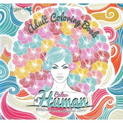 Adult Coloring Book: Color Of Human Adult Coloring Book: Color Of Human