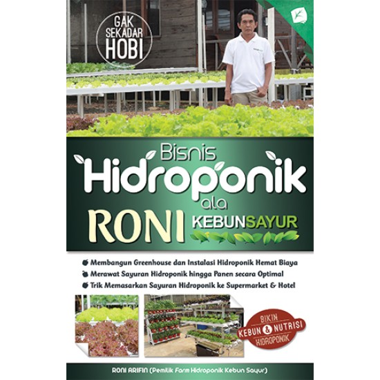 Bisnis Hidroponik Ala Roni Kebun Sayur