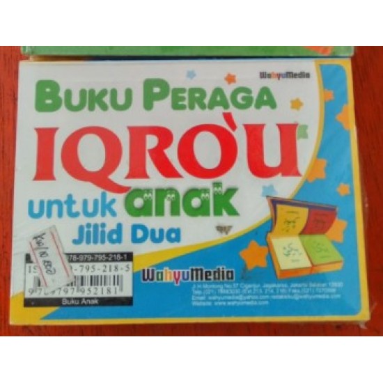 Buku Peraga Iqro'u Untuk Anak Jilid Dua