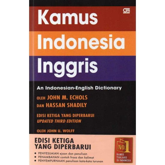 Kamus Indonesia - Inggris Edisi Ketiga Yang Diperbarui (HC)