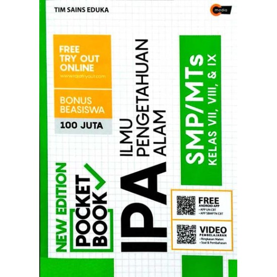 New Pocket Book IPA SMP/MTs Kelas VII,VIII,& IX