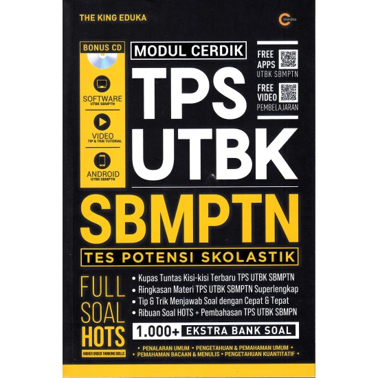 MODUL CERDIK TPS UTBK SBMPTN (PLUS CD)