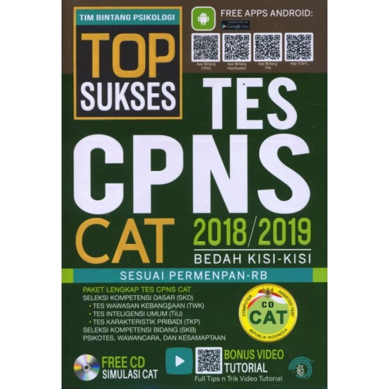 Top Sukses Tes CPNS Cat 2018/2019