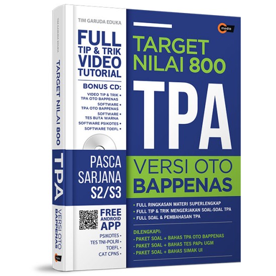 Target Nilai 800 TPA Versi OTO Bappenas + CD