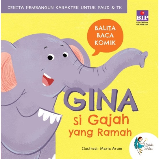 Gina Si Gajah yang Ramah (Boardbook)