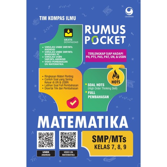 Rumus Pocket Matematika SMP/MTs Kelas 7, 8 , 9