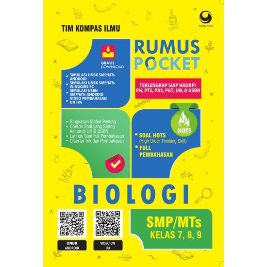 Rumus Pocket Biologi SMP/MTs Kelas 7 , 8 , 9