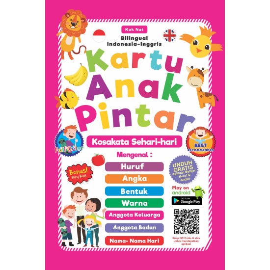 Kartu Anak Pintar: Kosakata Sehari-Hari