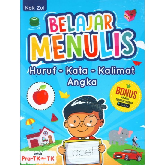 Belajar Menulis: Huruf Kata Kalimat Angka