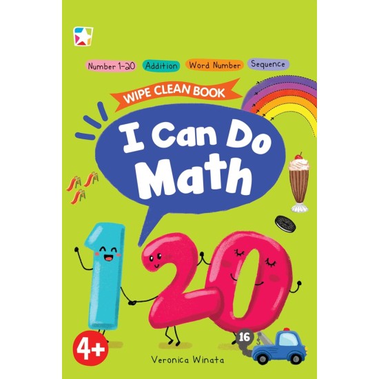 Opredo Wipe Clean Book: I Can Do Math