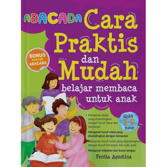 ABACADA Cara Praktis dan Mudah Belajar Membaca untuk Anak