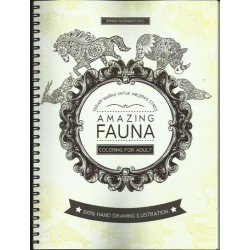 Coloring For Adult Amazing Fauna Coloring For Adult Amazing Fauna