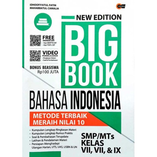 New Edition Big Book Bahasa Indonesia SMP/MTs Kelas 1, 2, 3