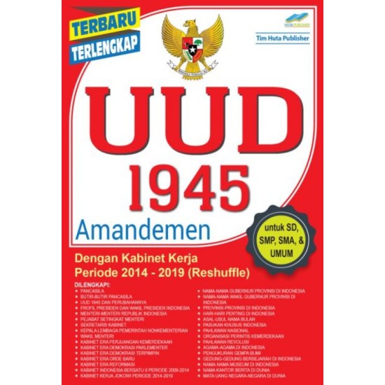 UUD 1945 Amandemen dengan Kabinet Kerja Periode 2014-2019