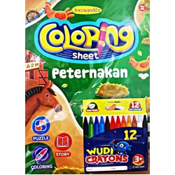 Coloring Sheet Peternakan Coloring Sheet Peternakan