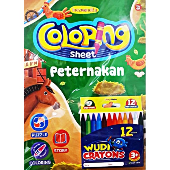 Coloring Sheet Peternakan