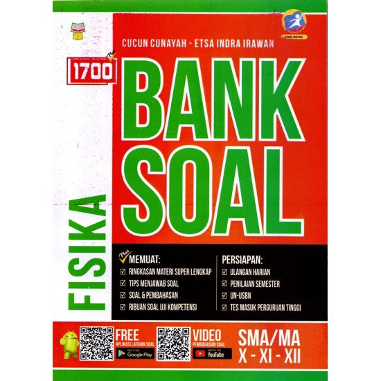 Sma/Ma Kl.X Xi Xii 1700 Plus Bank Soal Fisika K/13 Rev