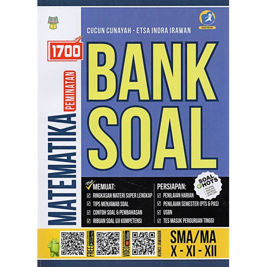 Sma/Ma Kl.X-Xi-Xii 1700 Plus Bank Soal Matematika Peminatan