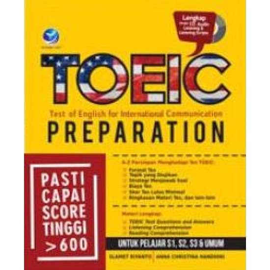 TOEIC Preparation, Test of English for International Communication + cd + file pendukung