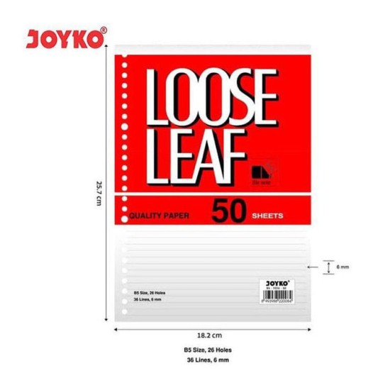 Joyko Loose Leaf B5-7026 (50S)