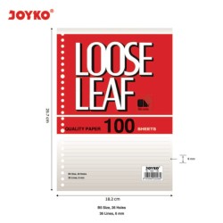 Joyko Loose Leaf B5-7026 (100S) Joyko Loose Leaf B5-7026 (100S)