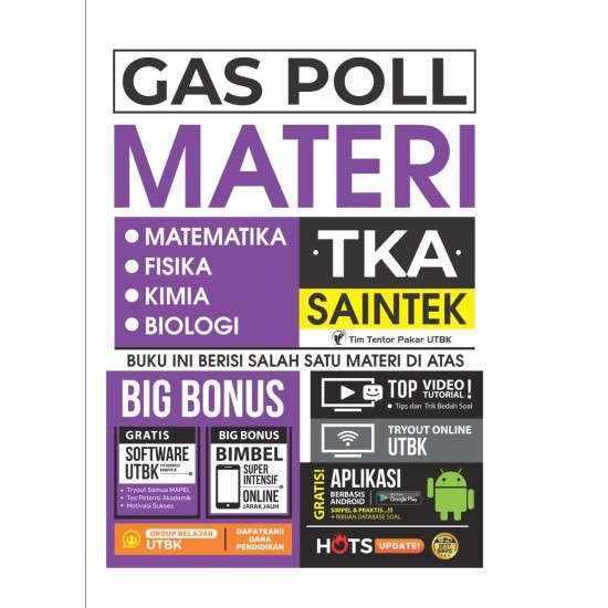 GAS POLL Materi Terlengkap SBMPTN TKA SAINTEK (Matematika)