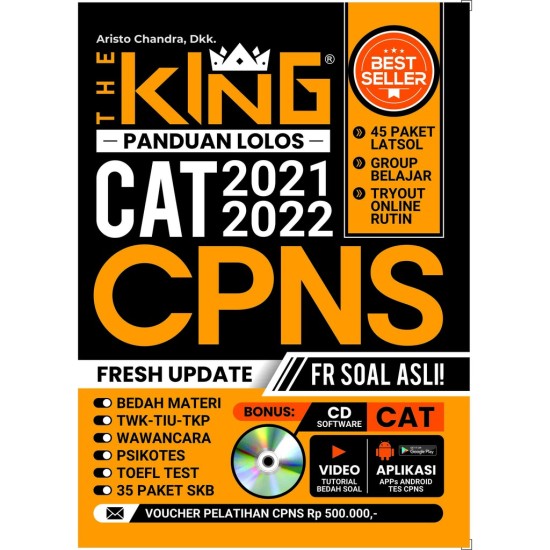 The King Panduan Lolos CAT CPNS 2021-2022 + CD
