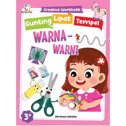 Opredo Creative Workbook Gunting Lipat Tempel: Warna-Warni Opredo Creative Workbook Gunting Lipat Tempel: Warna-Warni