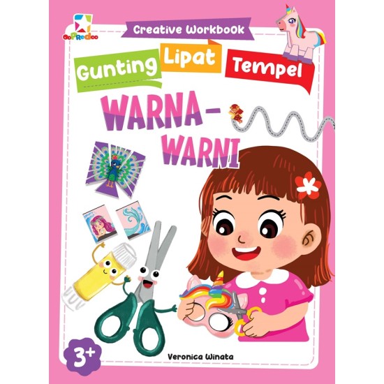 Opredo Creative Workbook Gunting Lipat Tempel: Warna-Warni